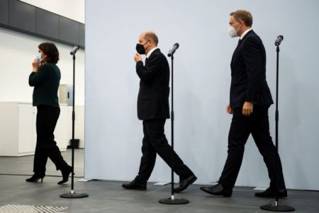 Γερμανία – Ξεκινούν διαπραγματεύσεις SPD, Πράσινοι και FDP
