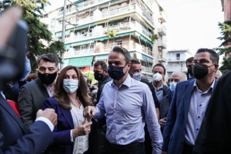 Στο Γαλάτσι ο Μητσοτάκης – Το μήνυμα για τις εσωκομματικές εκλογές της ΝΔ