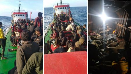 Αίτημα της Αθήνας προς την Τουρκία για επιστροφή του πλοίου με 400 μετανάστες