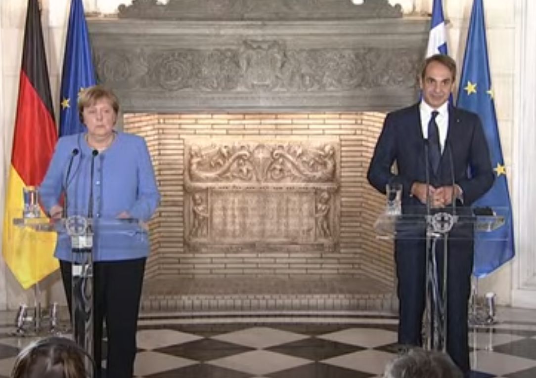 Live οι κοινές δηλώσεις Μητσοτάκη – Μέρκελ