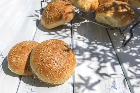 Κλασικά ψωμάκια για μπέργκερ