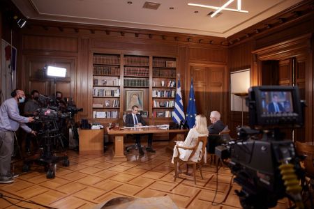 Κυριάκος Μητσοτάκης στο Mega – Υψηλά ποσοστά τηλεθέασης για τη συνέντευξη του πρωθυπουργού