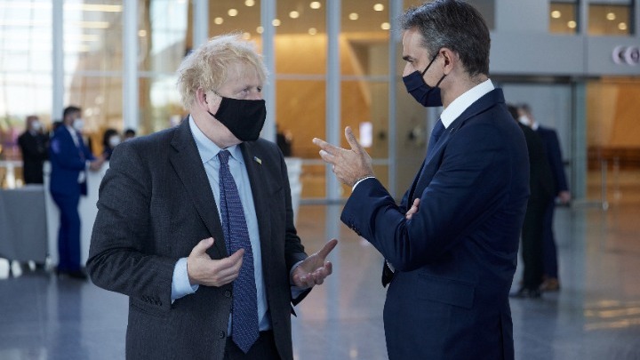 Συνάντηση Μητσοτάκη με Τζόνσον – Στο επίκεντρο η τουρκική προκλητικότητα και η επιστροφή των Γλυπτών του Παρθενώνα