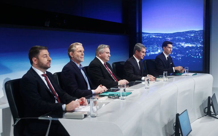 Who won the debate between the candidates for the KINAL party leadership? | tovima.gr