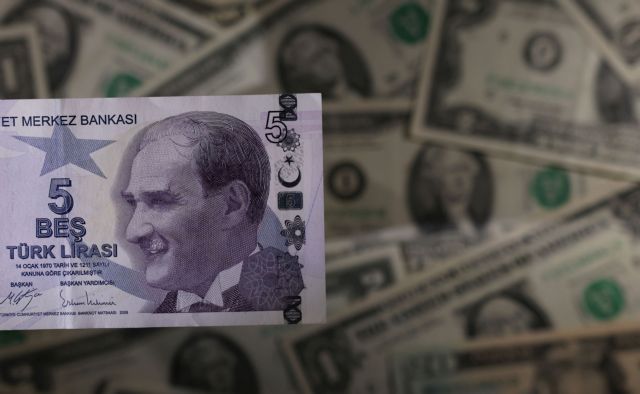 Τουρκική λίρα – Νέα πτώση της λίρας έναντι του δολαρίου και του ευρώ