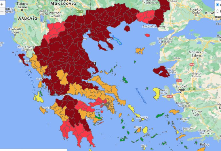 Κορωνοϊός – Ακόμη δύο περιοχές στο βαθύ κόκκινο – 26 στο σύνολο | tovima.gr