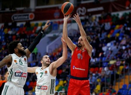 Ήττα χωρίς αντίσταση για τον Παναθηναϊκό στη Μόσχα (97-77)