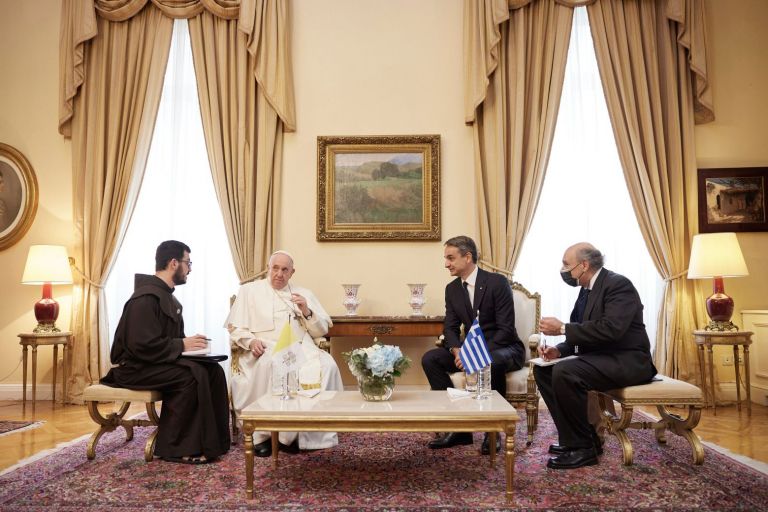 Πάπας Φραγκίσκος – Η συνάντηση του με τον Κυριάκο Μητσοτάκη | tovima.gr