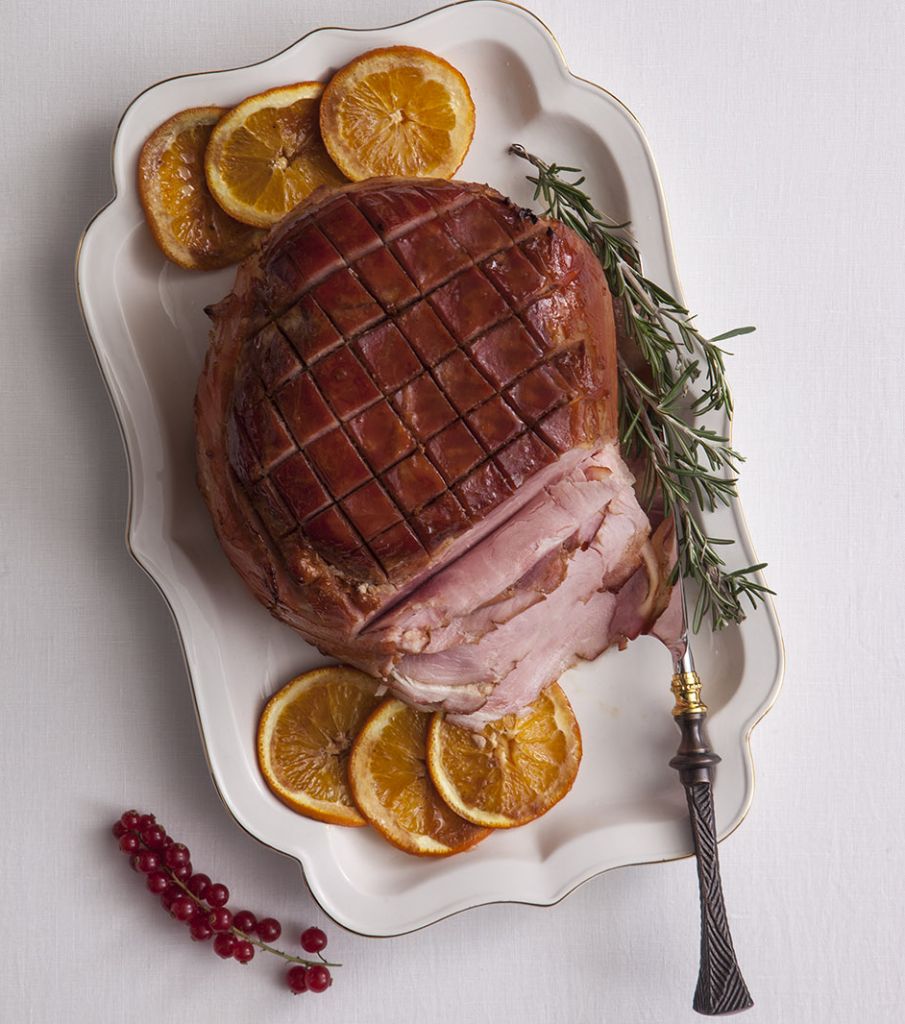 Χριστουγεννιάτικο χοιρινό ζαμπόν