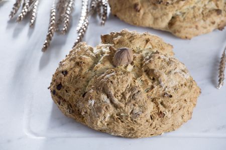 Soda Bread με σύκα και καρύδια