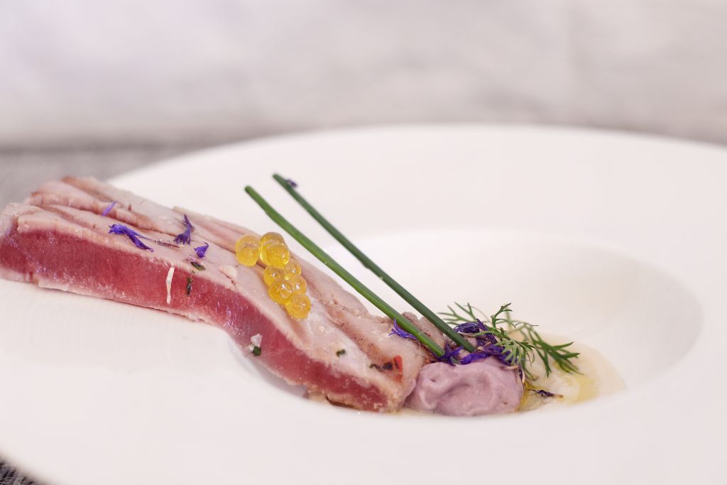 Φιλέτο τόνου στο σχαροτήγανο