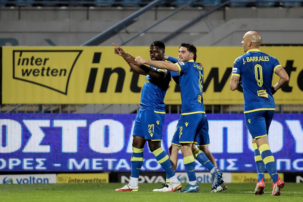 Νίκη του Αστέρα με 1-0 τον Βόλο στην Τρίπολη