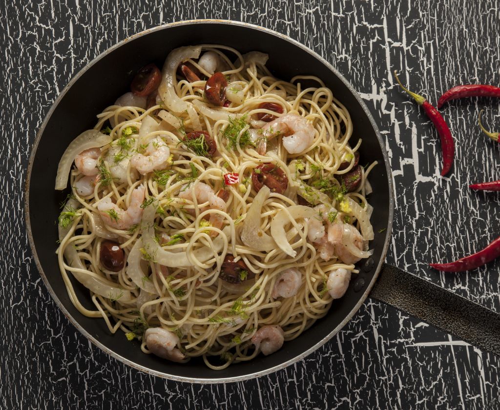 Αρωματική γαριδομακαρονάδα