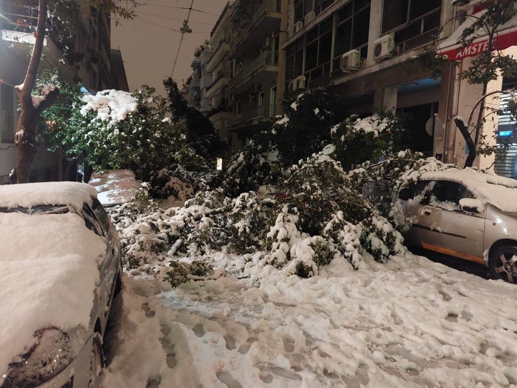 Κακοκαιρία «Ελπίδα»: Δεκάδες κλήσεις στην Πυροσβεστική για λόγους υγείας