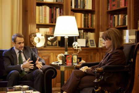 Στο Προεδρικό Μέγαρο την Παρασκευή ο Κυριάκος Μητσοτάκης