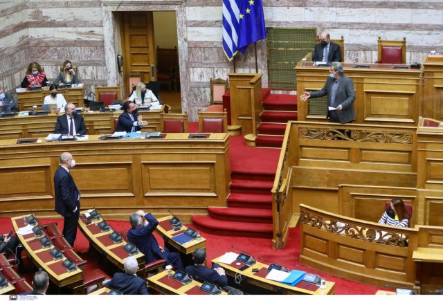 Polakis to face Parliament’s ethics committee after battle royal with Georgiadis, who will sue him | tovima.gr