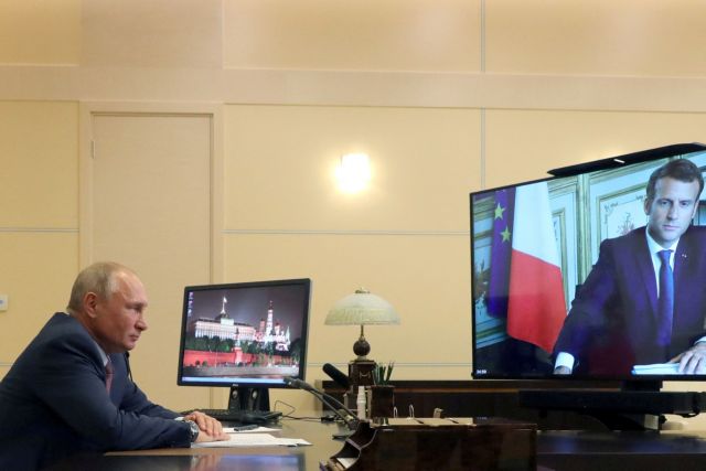 Νέα τηλεφωνική επικοινωνία Πούτιν – Μακρόν για την Ουκρανία