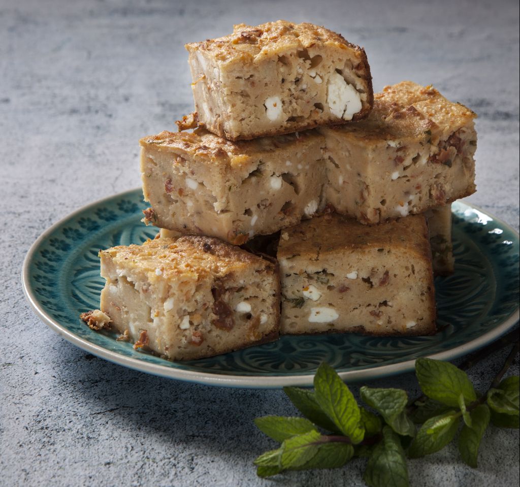 Αλμυρό κέικ με τυριά