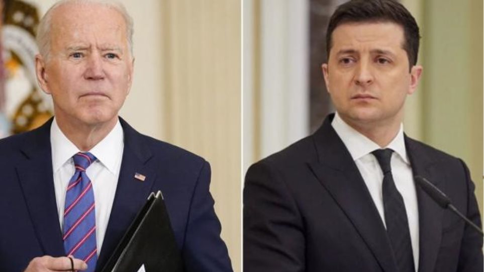 Ουκρανία: Τηλεφωνική επικοινωνία Μπάιντεν – Ζελένσκι
