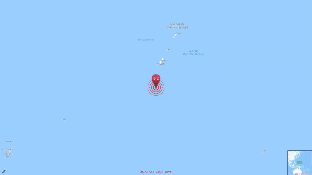 Γκουάμ: Σεισμός 6,2 βαθμών στο χωριό Μερίζο