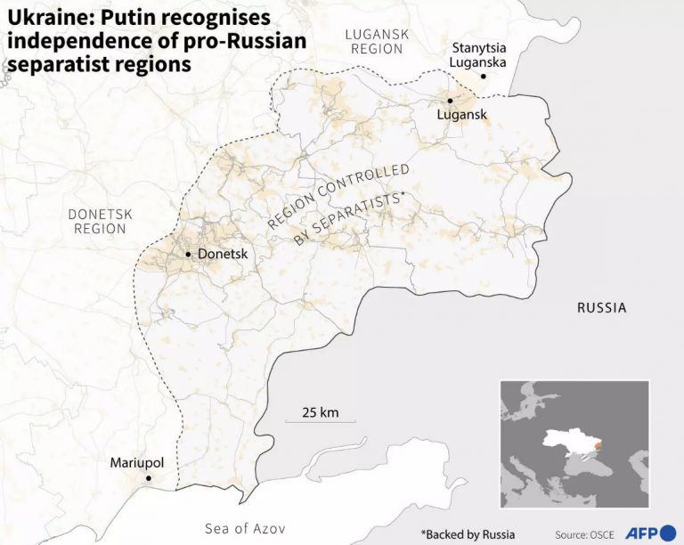 Ουκρανία: Το ζήτημα των συνόρων των Ντονέτσκ και Λουγκάνσκ μπορεί να κρίνει τις περαιτέρω εξελίξεις | tovima.gr