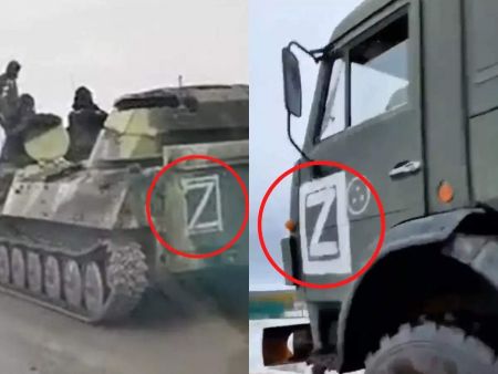 Ουκρανία: Το μυστηριώδες «Ζ» που έχουν τα ρωσικά τανκς