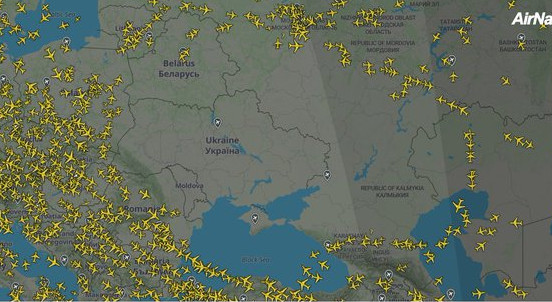 Notam για απαγόρευση πτήσεων στον εναέριο χώρο της Ουκρανίας | tovima.gr