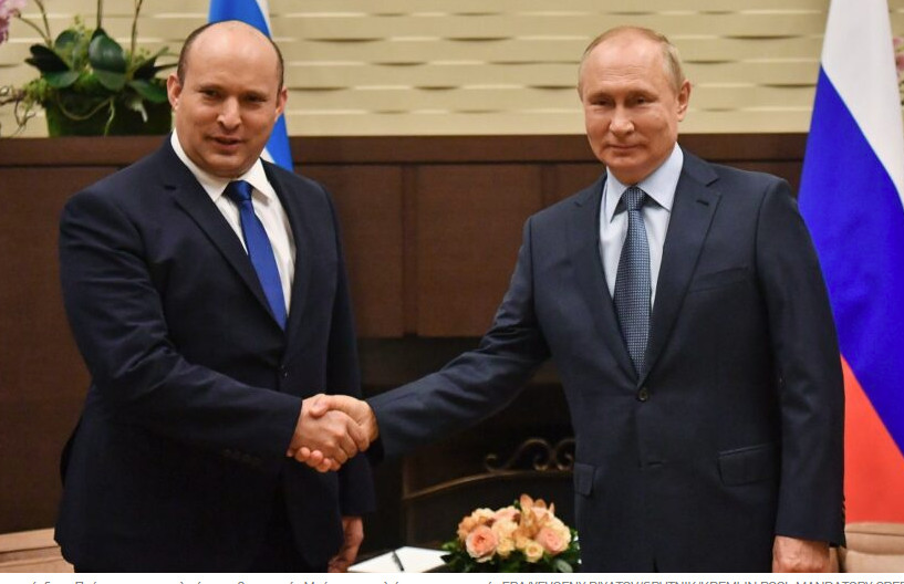 Πόλεμος στην Ουκρανία: Στη Μόσχα ο πρωθυπουργός του Ισραήλ – Συναντήθηκε με τον Πούτιν