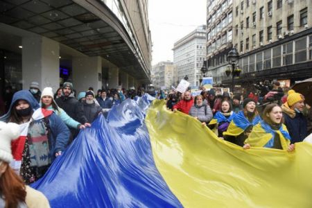 Πόλεμος στην Ουκρανία: Αντιπολεμικές διαδηλώσεις στην Ευρώπη