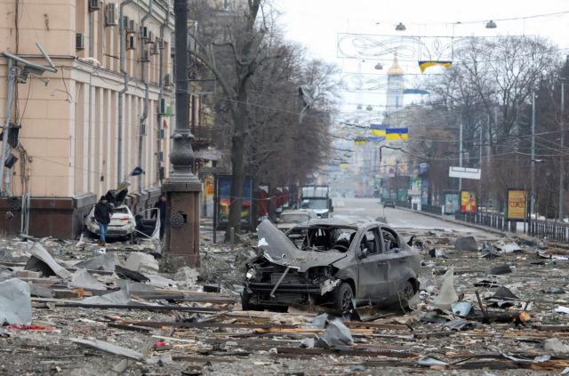 Πόλεμος στην Ουκρανία: Ανελέητο σφυροκόπημα του Χάρκοβο με 89 βομβαρδισμούς  σε κατοικημένες περιοχές - Ειδήσεις - νέα - Το Βήμα Online