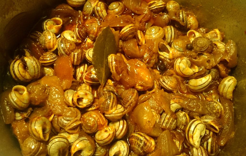 Καραβόλοι (σαλιγκάρια) στιφάδο