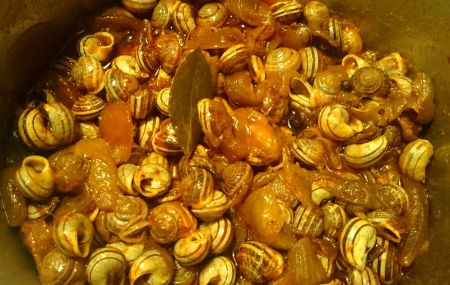 Καραβόλοι (σαλιγκάρια) στιφάδο