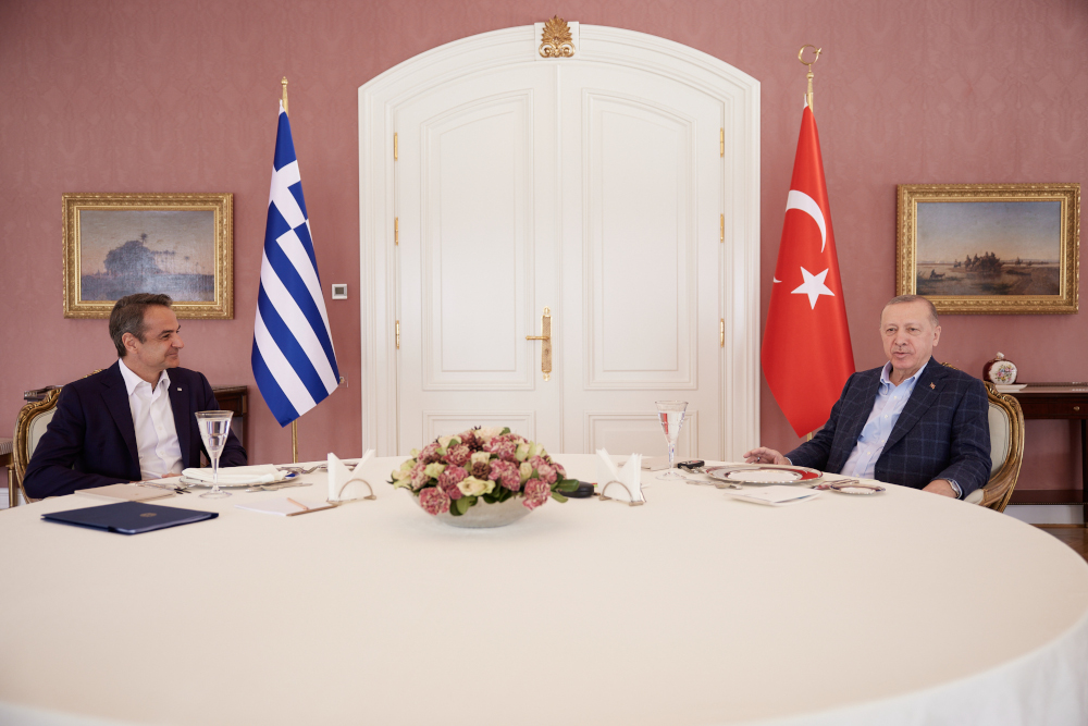 Ερντογάν: Το γεύμα με Μητσοτάκη θα βοηθήσει στη λύση των ελληνοτουρκικών θεμάτων λέει ο Ερντογάν