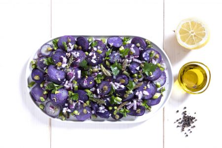 Η τέλεια μωβ πατατοσαλάτα