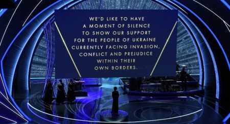 Όσκαρ 2022: Ενός λεπτού σιγή για την Ουκρανία στην τελετή απονομής των βραβείων