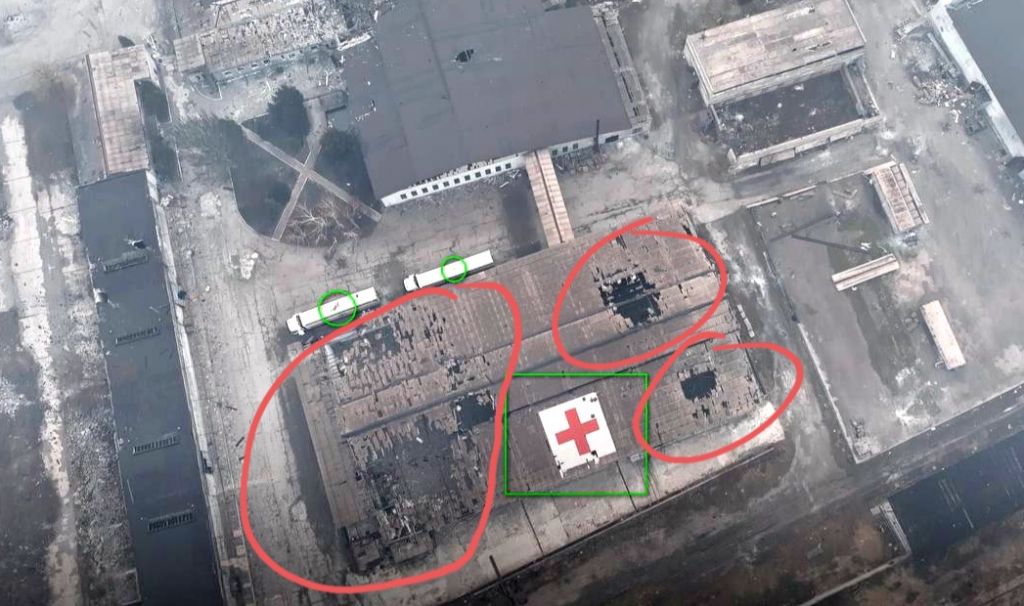 Ουκρανία: Βόμβες σε κτίριο του Ερυθρού Σταυρού στη Μαριούπολη