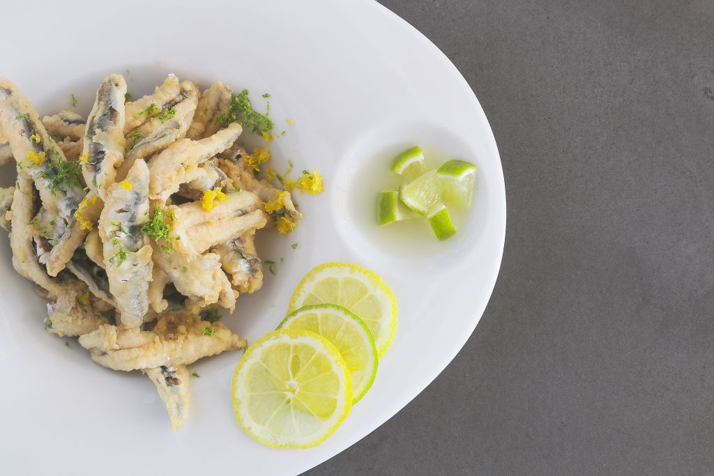 Τηγανητά φιλέτα γαύρου