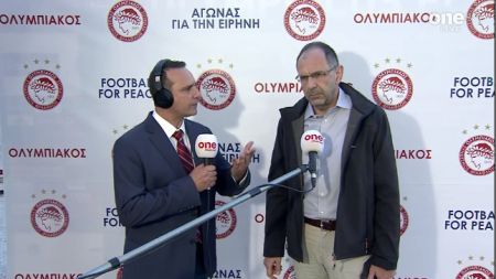 Ολυμπιακός – Σαχτάρ: «Με πρωτοβουλία του Ολυμπιακού, σήμερα ο αθλητισμός συναντά τον ανθρωπισμό», δήλωσε ο Γ. Γεραπετρίτης
