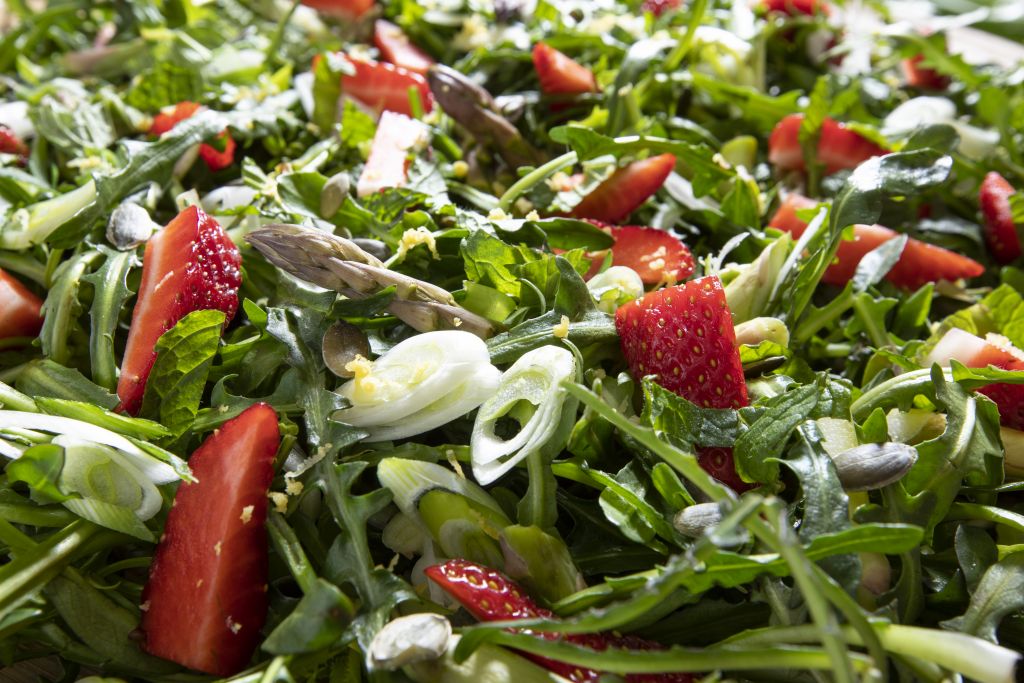 Κοκινοπράσινη σαλάτα