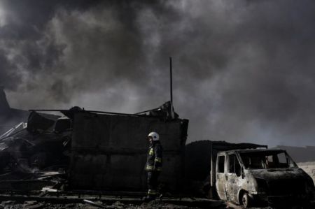 Πόλεμος στην Ουκρανία: Πυρκαγιά σε ρωσική στρατιωτική εγκατάσταση