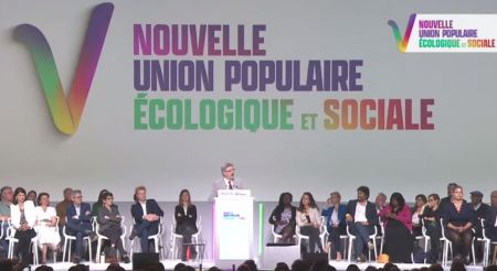 Γαλλία: Το ελληνικό γράμμα «ν» είναι το σήμα της Νέας Λαϊκής Ενωσης του Μελανσόν