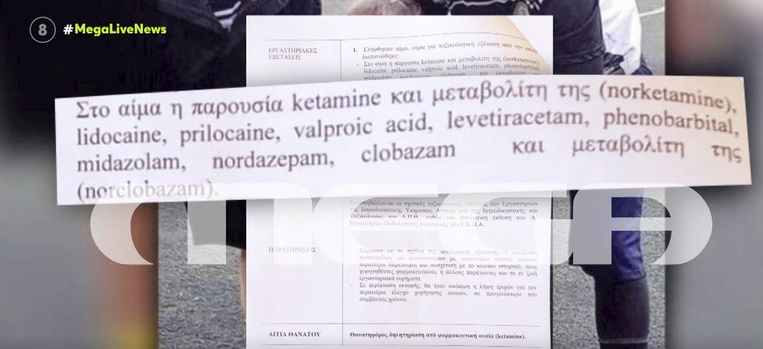 Πάτρα: Η ιατροδικαστική έκθεση για την Τζωρτζίνα – Οι 12 ουσίες και η πρόταση για εκταφή
