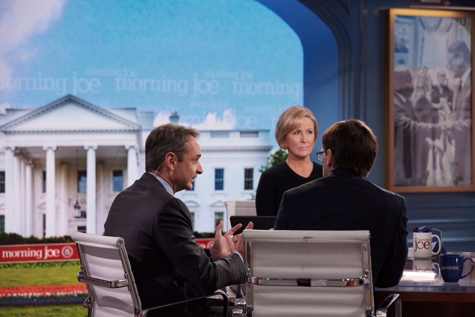 Live η συζήτηση του Μητσοτάκη με τον D. Ignatius στο πανεπιστήμιο Georgetown