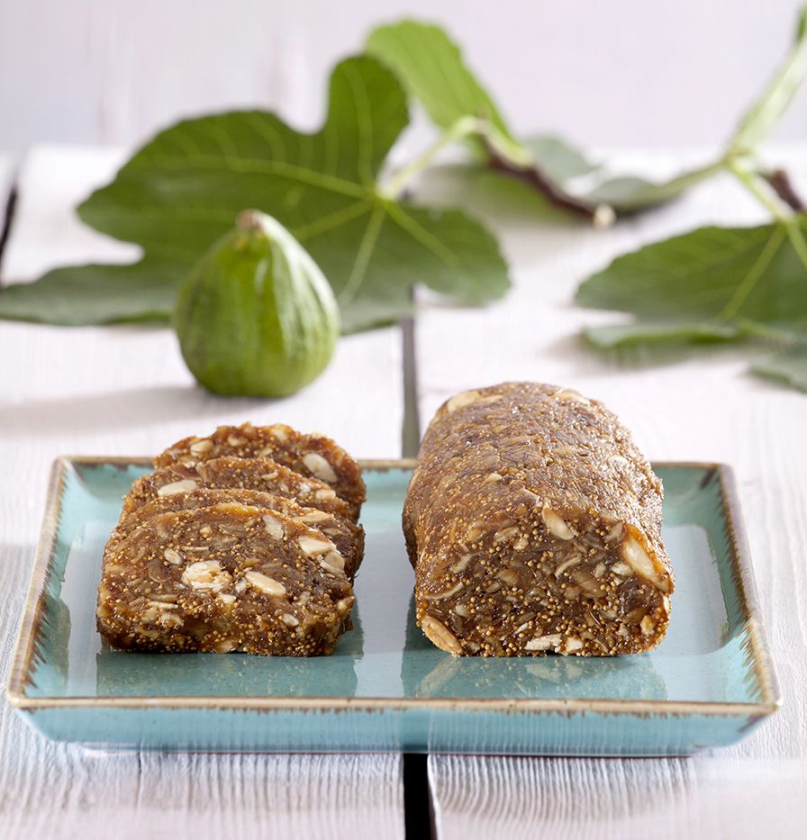 Μωσαϊκό με ξερά σύκα και αμύγδαλα