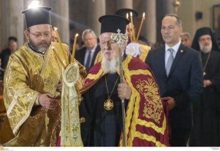 Άγιον Όρος: «Η Εκκλησία αναμένει, δεν παρεκκλίνει από τον ευθύ δρόμο της» είπε ο Βαρθολομαίος