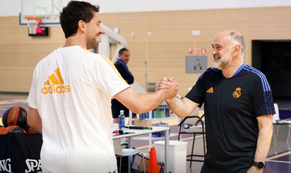 Λάσο: Στην προπόνηση της Ρεάλ Μαδρίτης μετά το έμφραγμα