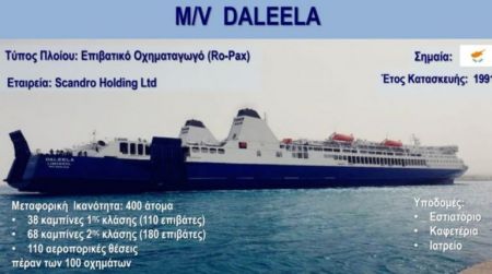 Επανέρχεται από σήμερα η ακτοπλοϊκή σύνδεση Κύπρου – Ελλάδας 