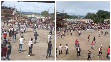 Κολομβία: Τουλάχιστον πέντε νεκροί από κατάρρευση εξέδρας