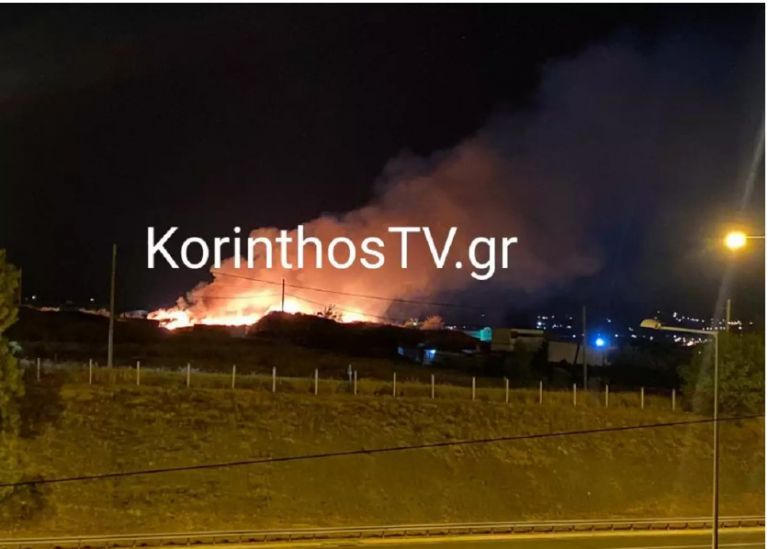 Φωτιά στην περιοχή πεδίο βολής στην Κόρινθο | tovima.gr