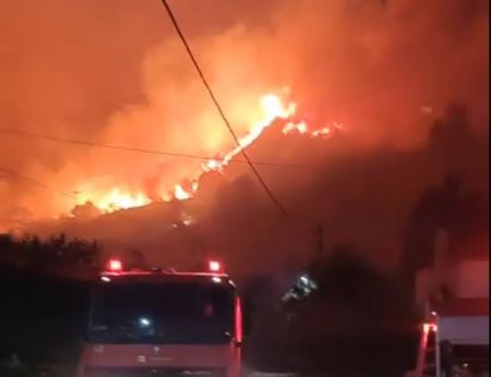 Ηλεία: Δύσκολη νύχτα για πυροσβέστες και κατοίκους – Εκκενώθηκαν τέσσερις οικισμοί